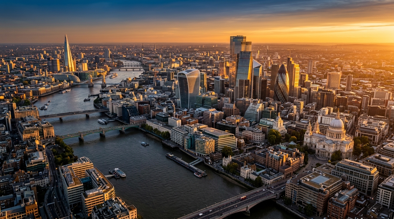 City of London skyline — Kevron Consulting UK