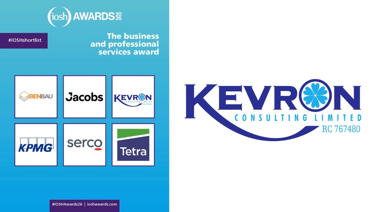 Triple IOSH Awards Recognition for Kevron Consulting and Managing Director Dr. Kayode Fowode - Image 2